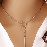 Necklace Choker Necklaces / Pendant Necklaces / Chain Necklaces Jewelry Daily / Casual Fashion Alloy Gold / Light Blue 1pc Gift