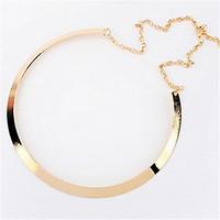 Necklace Choker Necklaces Jewelry Party / Casual Alloy Gold / Silver 1pc Gift