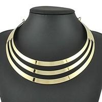 Necklace Choker Necklaces Jewelry Wedding / Party / Daily / Casual Fashion Alloy Silver 1pc Gift