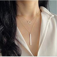 Necklace Pendant Necklaces / Chain Necklaces Jewelry Party / Daily / Casual Fashion Alloy Silver 1pc Gift