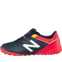 New Balance Junior Visaro Control TF Astro Football Boots Galaxy/Bright Cherry/Firefly