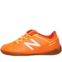 new balance junior visaro control in indoor football boots lava