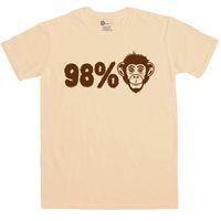 Nerd Geek Science Men\'s T Shirt - 98 % Chimp