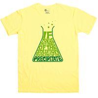 Nerd Geek Science Men\'s T Shirt - Precipitate