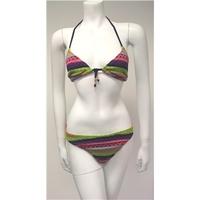 next size 12 boho striped bikini next size 12 multi coloured bikini
