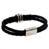 Newcastle United F.C. Leather Bracelet