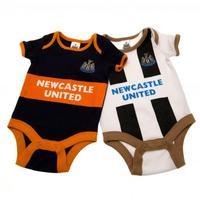 Newcastle United F.C. 2 Pack Bodysuit 6/9 mths