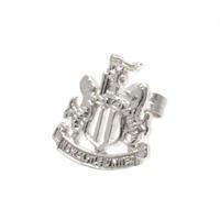 newcastle united fc sterling silver stud earring