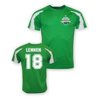 neil lennon celtic sports training jersey green kids