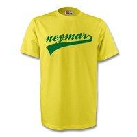 neymar brazil signature tee yellow kids