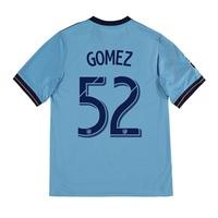 New York City FC Home Shirt 2017-18 - Kids with Gomez 52 printing, Blue
