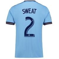 New York City FC Home Shirt 2017-18 with Sweat 2 printing, Blue