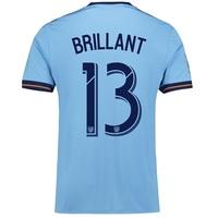 New York City FC Home Shirt 2017-18 with Brillant 13 printing, Blue