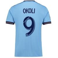 New York City FC Home Shirt 2017-18 with Okoli 9 printing, Blue