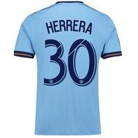 New York City FC Home Shirt 2017-18 with Herrera 30 printing, Blue