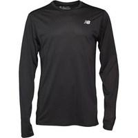 New Balance Mens Accelerate Long Sleeve Running Top Black