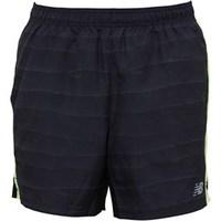 new balance mens accelerate 5 inch running shorts typhoon print