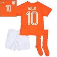 Netherlands Home Kit 2013/15 - Little Boys Orange with Gullit 10 print, Orange