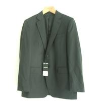New Jaeger Size 40R Chest Jet black Menswear Pure Wool Suit Jacket