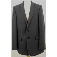 New Jaeger Size 40R Chest Menswear 100% Wool Grey with White Pinstripe Jacket