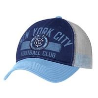 new york city fc trucker cap blue blue