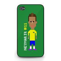 neymar player iphone 5 cover green black