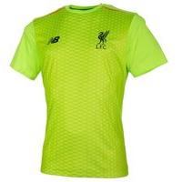 New Balance Liverpool FC 2016/17 Pro Training Pre Match Tee - Youth - Toxic