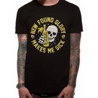 New Found Glory - Bottle Men\'s X-Large T-Shirt - Black