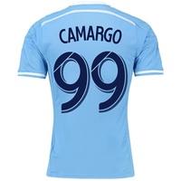 New York City FC Authentic Home Shirt 2017-18 with Camargo 99 printing, N/A