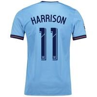 New York City FC Authentic Home Shirt 2017-18 with Harrison 11 printin, N/A