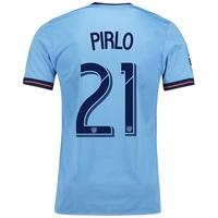 New York City FC Authentic Home Shirt 2017-18 with Pirlo 21 printing, N/A