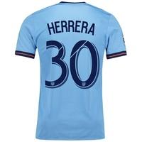 New York City FC Authentic Home Shirt 2017-18 with Herrera 30 printing, N/A