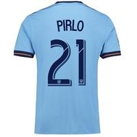 New York City FC Home Shirt 2017-18 with Pirlo 21 printing, Blue