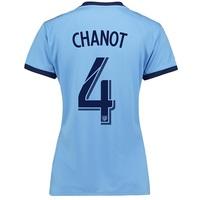 New York City FC Home Shirt 2017-18 - Womens with Chanot 4 printing, Blue