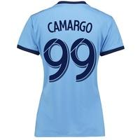 New York City FC Home Shirt 2017-18 - Womens with Camargo 99 printing, Blue