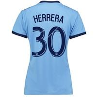 New York City FC Home Shirt 2017-18 - Womens with Herrera 30 printing, Blue