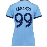 new york city fc home shirt 2017 18 womens with camargo 99 printing bl ...