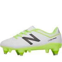 new balance junior visaro control sg football boots white