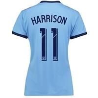 New York City FC Home Shirt 2017-18 - Womens with Harrison 11 printing, Blue