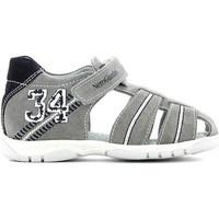 nero giardini p523611m sandals kid boyss childrens sandals in grey