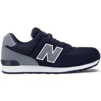 new balance nbkl574cwg sneakers kid blue boyss childrens walking boots ...