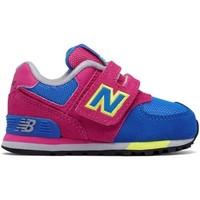 New Balance NBKV574WAY Sneakers Kid Fuchsia girls\'s Children\'s Walking Boots in pink