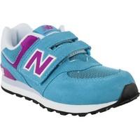 new balance k kids boyss childrens shoes trainers in white