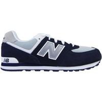 New Balance KL574NWG boys\'s Children\'s Shoes (Trainers) in Silver