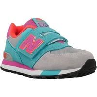 New Balance NBKV574WTYM105 girls\'s Children\'s Shoes (Trainers) in grey