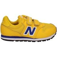 New Balance NBKV500YLY Scarpa velcro Kid Yellow boys\'s Children\'s Shoes (Trainers) in yellow
