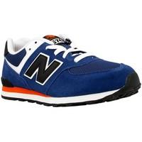 New Balance KL574 boys\'s Children\'s Shoes (Trainers) in Blue