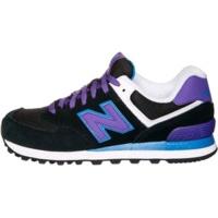 New Balance WL574 black/purple (WL574-MOX-B)