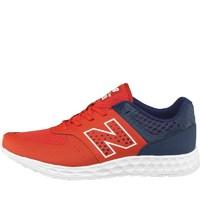 New Balance Mens 574 Fresh Foam V2 Trainers Red/Navy