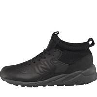 New Balance Mens 580 Deconstructed Mid Trainers Black